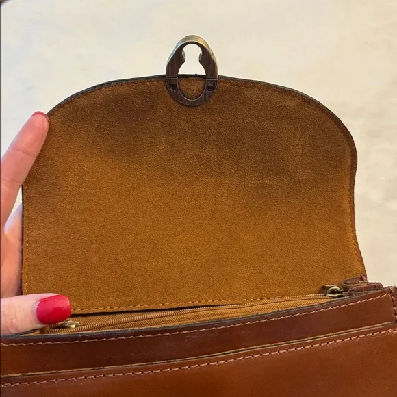 Like new! Patricia Nash Bella Leather Crossbody - Picture 14 of 15